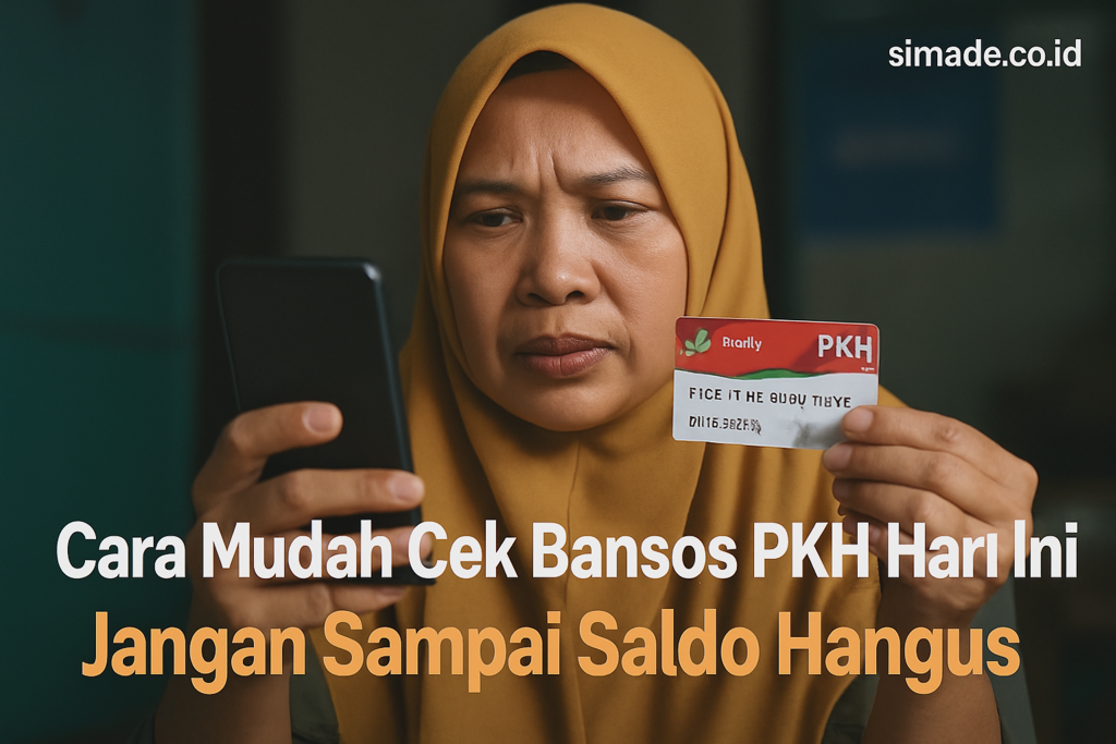 Cara Mudah Cek Bansos PKH Cair Hari Ini Jangan Sampai Saldo Hangus