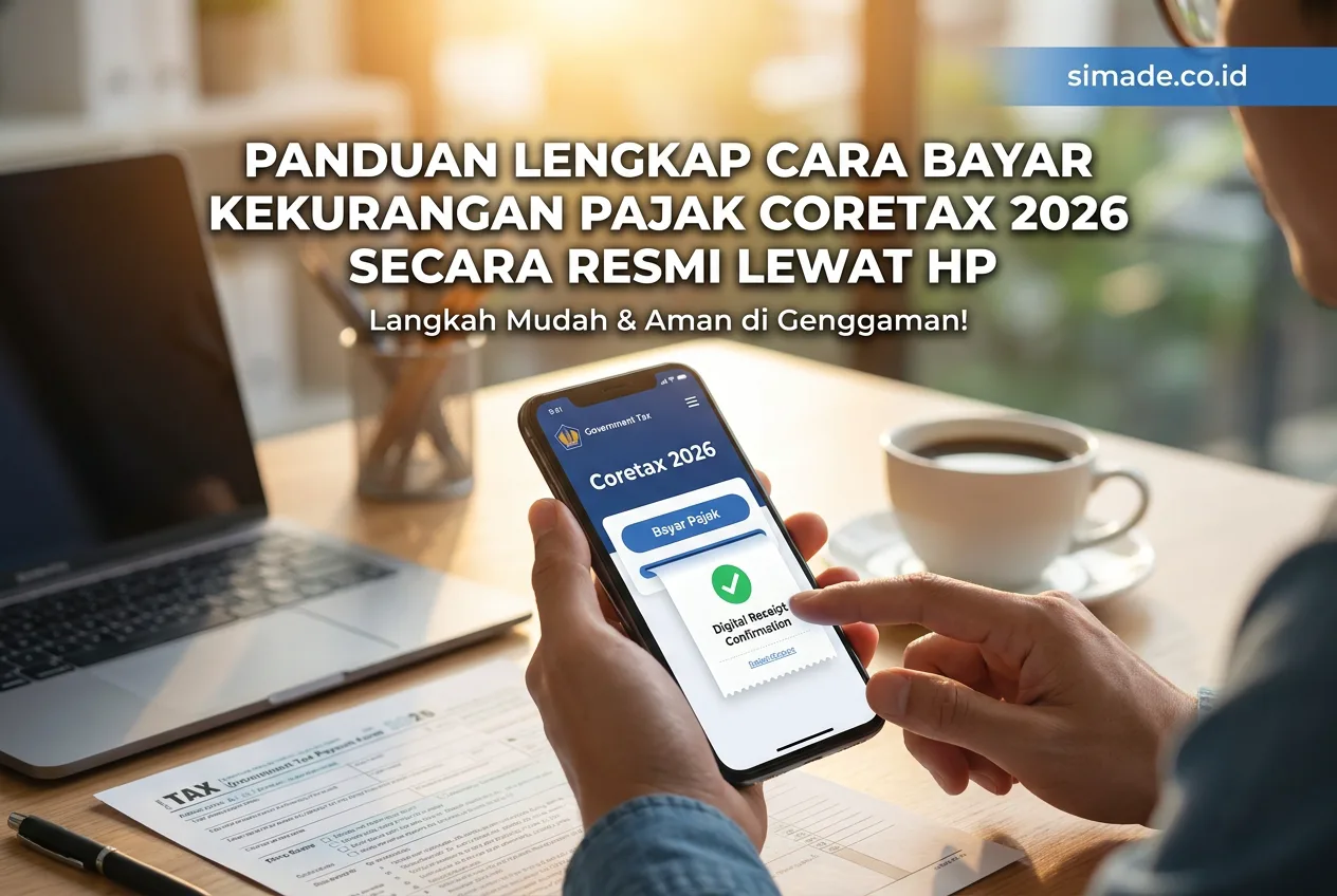 Panduan Lengkap Cara Bayar Kekurangan Pajak Coretax 2026 Secara Resmi Lewat HP