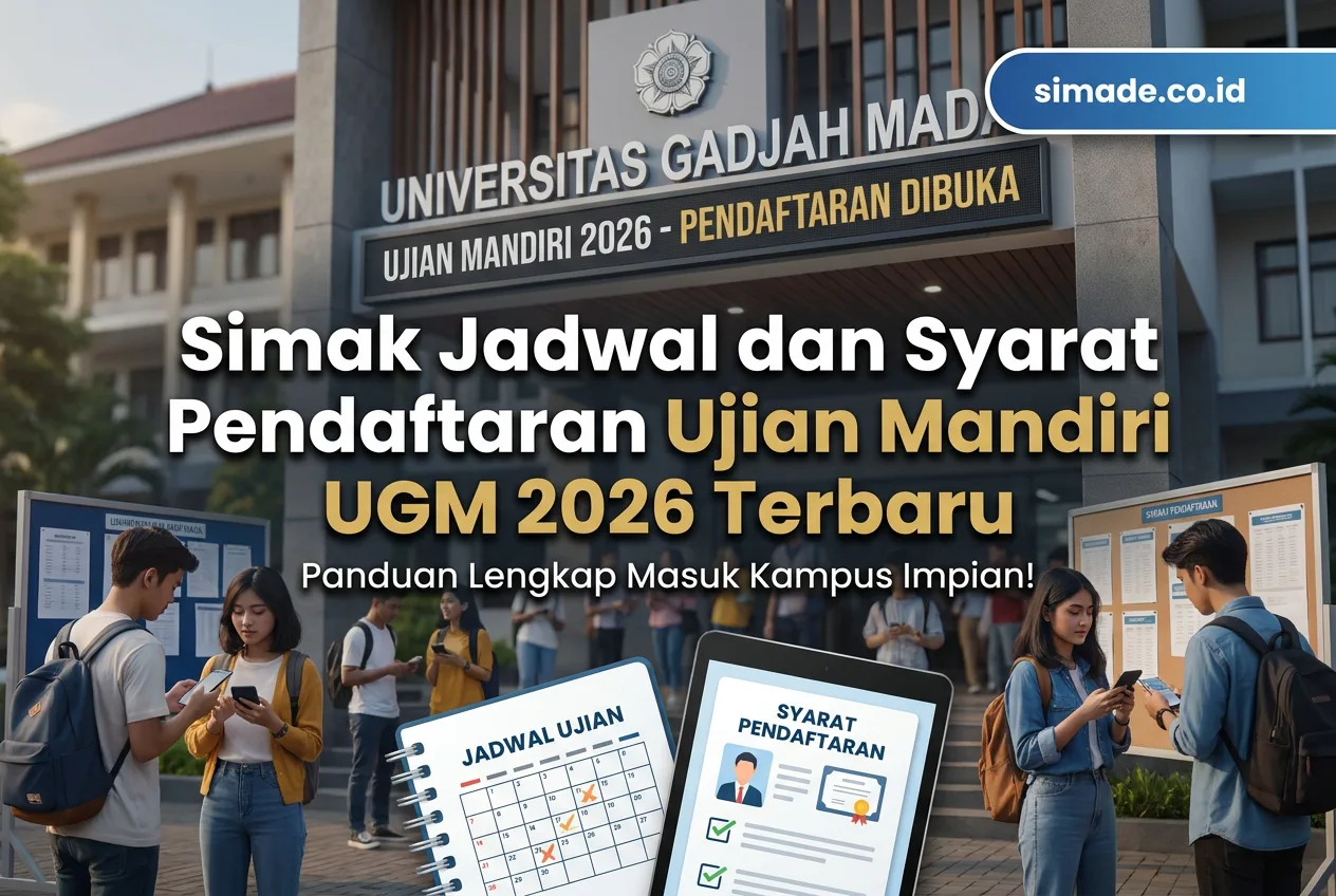 Simak Jadwal dan Syarat Pendaftaran Ujian Mandiri UGM 2026 Terbaru